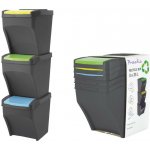 Koš na tříděný odpad Recykle BIN 3 x 25 l – Zboží Dáma