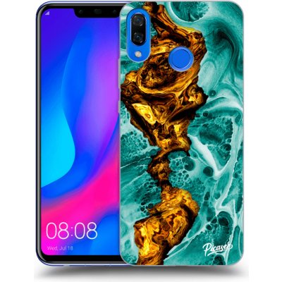 Pouzdro Picasee silikonové Huawei Nova 3 - Goldsky černé – Zboží Mobilmania