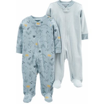 CARTER'S Overal na zip Sleep&Plays Blue Dino chlapec LBB 2ks – Zboží Mobilmania