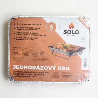 SOLO Picknick Jednorázový gril Picknick 30 x 23 cm – Zboží Dáma