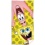 Carbotex · Dětská plážová osuška SpongeBob a Patrik - s gramáží 300 gr./m2 - 70 x 140 cm – Zboží Mobilmania