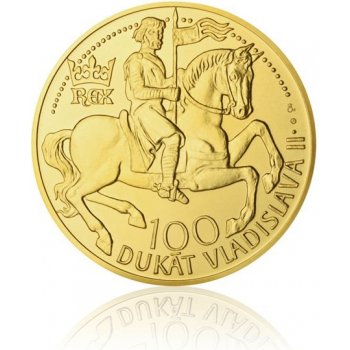 Česká mincovna Zlatý 100dukát Vladislava II. stand 348,5 g