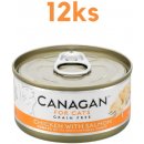 Canagan Cat Kuře a losos 12 x 75 g