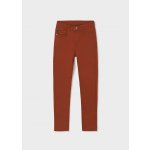 Mayoral kalhoty slim fit kalhoty 582 cihlové – Sleviste.cz