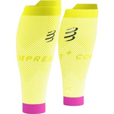 Compressport R2 Oxygen White/Safety Yellow/Neon Pink