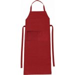CG Workwear Zástěra Verona s laclem a kapsou 90 x 75 cm Červená cihlová 90 x 75 cm CGW1146 – Hledejceny.cz