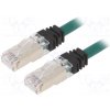 síťový kabel Panduit STP6X2MGR Patch, S/FTP,TX6A™ 10Gig, 6a, lanko, Cu, LSZH, 2m, zelený