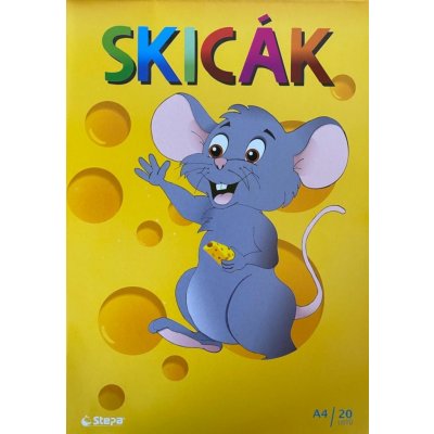 Skicák A4 - 20 listů, 180g/m2 – Zboží Dáma