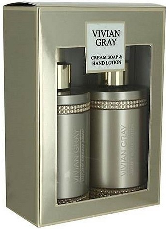 Vivian Gray Crystals Brown tekuté mýdlo 250 ml + tělové mléko 250 ml dárková sada