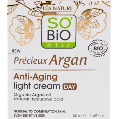 So’Bio Anti-age Precieux Argan étic Krém denní lehký pro normální až smíšenou pleť 50 ml