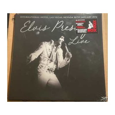 Elvis Presley - Elvis Presley Live International Hotel, Las Vegas, Nevada 26th January 1970 CD – Hledejceny.cz