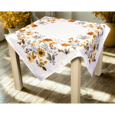 Forbyt kuchyňský ubrus CYH5953GC podzimní rostlinky oranžová 85x85cm – Zboží Dáma