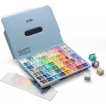 HIMI kvašové barvy Twin Cup Gouache Set 112 Colours Blue Edition – Zbozi.Blesk.cz