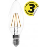 Emos lighting LED žárovka Filament Candle 6W E14 teplá bílá – Zboží Mobilmania