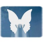 Jmenovka svatební Motýl s výsekem papírová – Zboží Dáma