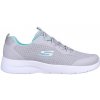 Dámské fitness boty ! ! Skechers Dynamight 2.0 Social Orbit Women's Trainers Grey/Aqua