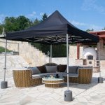 Instent 77473 Sada závaží k zahradním party stanům, černé, 4 ks – Zboží Dáma