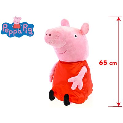 Prasátko Pepa Prasátko Peppa Pig červený 0902 65 cm – Zbozi.Blesk.cz