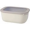 Dóza na potraviny Mepal Cirqula Storage Box Multi Bowl & Bowls Rectangular Nordic White 3000 ml