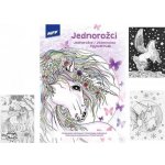 MFP s.r.o. omalovánky antistresové Jednorožci 3 – Zboží Mobilmania