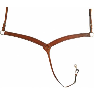 Pool's Poprsník westernový Barbwire Tooling chestnut – Zboží Dáma