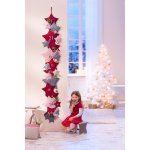 Weltbild Adventní kalendář Hvězdy bordó šedý 635144 – Zboží Dáma