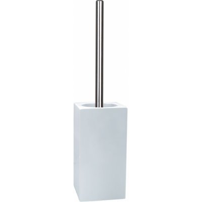 Spirella WC štětka QUADRO s bílou porcelánovou nádobou 10 00155 – Sleviste.cz