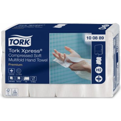 Tork Xpress Multifold, H2, 2 vrstvy, 12 x 225 ks, 2700 útržků, 100889 – Zboží Dáma