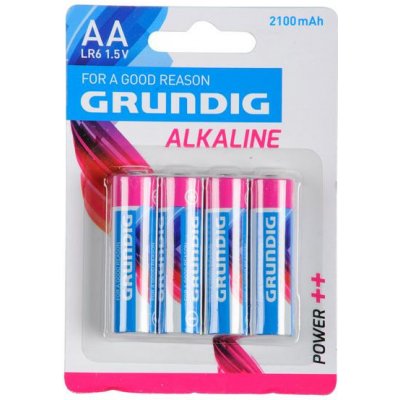 Grundig ALKALINE AA 4KS 871125251667 – Zboží Mobilmania