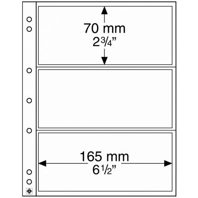 LEUCHTTURM Albové listy NUMIS Velikost 165 x 107 mm 2 kapsy – Zboží Dáma