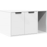 VidaXL Skříňka na toaletu bílá 80 x 50 x 45 cm – Hledejceny.cz