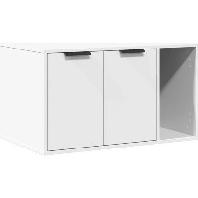 VidaXL Skříňka na toaletu bílá 80 x 50 x 45 cm – Hledejceny.cz