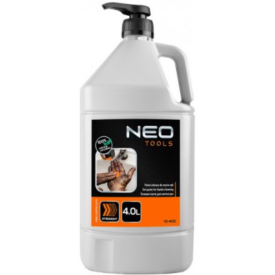 Neo Tools 10-402 pasta mycí na špinavé ruce s dávkovačem oranžová 4 l