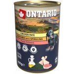 Ontario Puppy Chicken Pate flavoured with Spirulina and Salmon oil 400 g – Hledejceny.cz