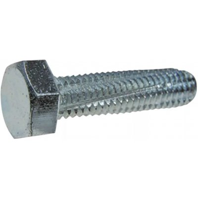 Závitořezný šroub M8x25 mm, šestihranná hlava, zinek bílý, DIN 7513A – Hledejceny.cz