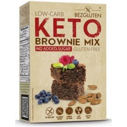 Bezgluten Bezlepková Keto Brownie směs s nízkým obsahem sacharidů bez přidaného cukru 150 g