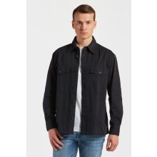 Gant košile light twill overshirt černá