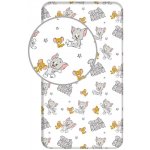 Jerry Fabrics Prostěradlo Tom a Jerry TJ050 Bavlna 90x200 – Zboží Mobilmania