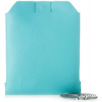 VIF Malá kožená kabelka Modern Modrá – Zboží Mobilmania