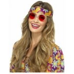 Smiffys.com Brýle Hipís červené – Sleviste.cz