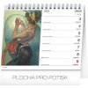 Kalendář Stolní Alfons Mucha 2020