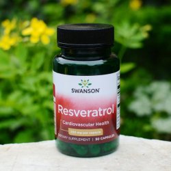 Swanson Resveratrol 250 mg 30 kapslí