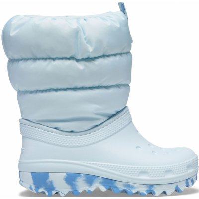 Crocs Classic Neo Puff Boot Sněhule K 207275 Mineral Blue – Zboží Mobilmania