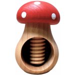 Dřevěný louskáček na ořechy Muchomůrka, 10 x 6 cm – Sleviste.cz