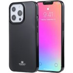 Pouzdro Goospery lesklé z měkkého plastu iPhone 13 Pro - černé – Zboží Mobilmania