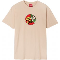 Santa Cruz triko Beware Dot Front T-Shirt Oat