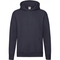 Fruit of the Loom Mikina Premium Hooded Sweat s kapucí COT-162152a3601 Navy deep