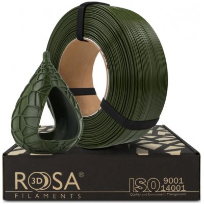 Rosa3D PETG Standard HS Armádní Zelená1,75mm, 1kg – Zboží Živě