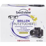 Best View Vlhčené ubrousky na čištění brýlí 52 ks – Zboží Dáma