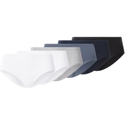 esmara Dámské kalhotky Hipste 6 kusů černá navy modrá modrá bílá – Hledejceny.cz
